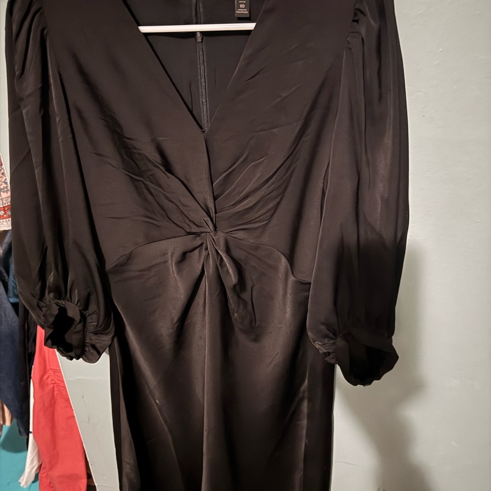Banana Republic Black Midi Dress